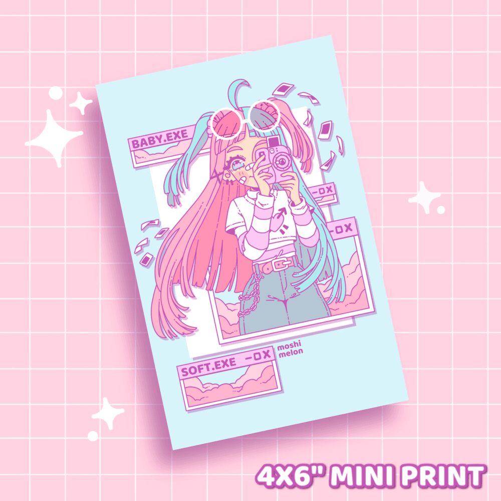 Baby.exe Mini Print - Moshi Melon