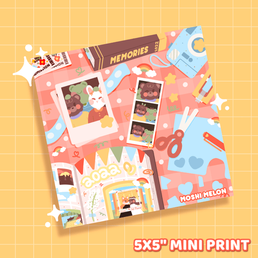 Memories Mini Print - Moshi Melon