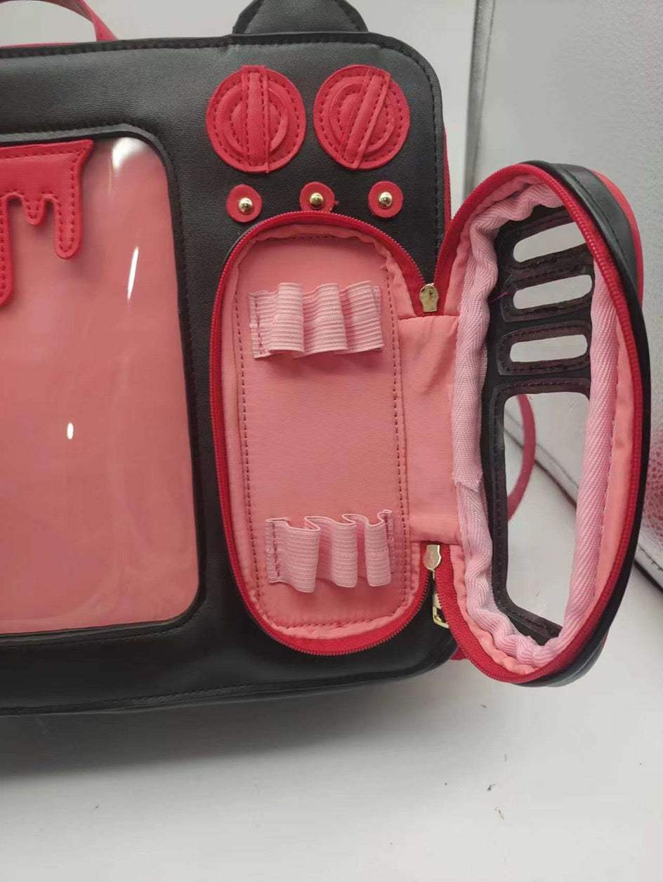 Blood Red TV Head Ita Bag 2.0 - Moshi Melon