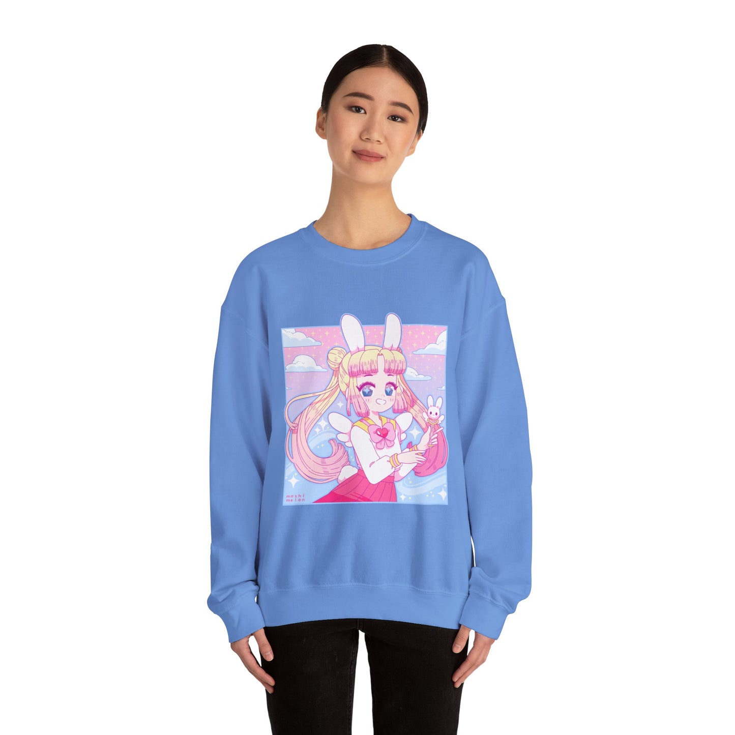 Kawaii Bunny Cadet Crewneck