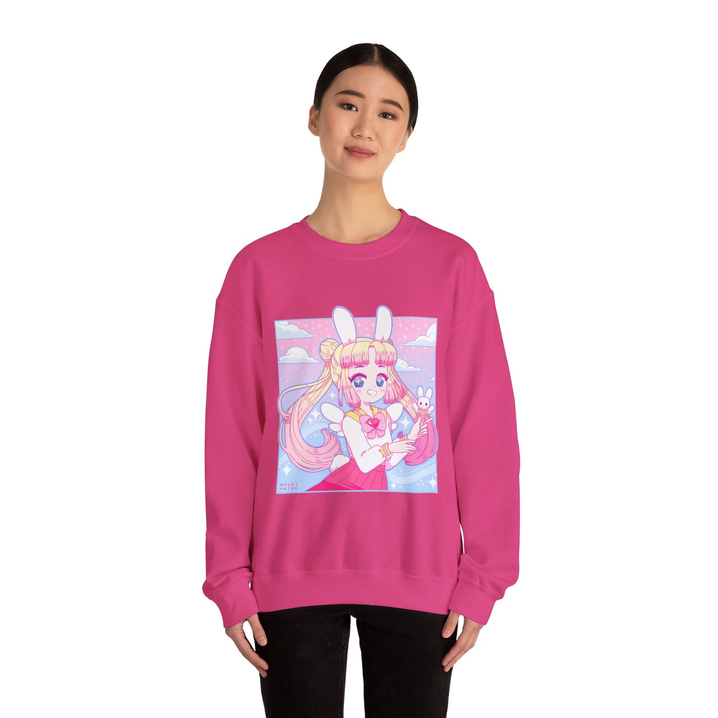 Kawaii Bunny Cadet Crewneck