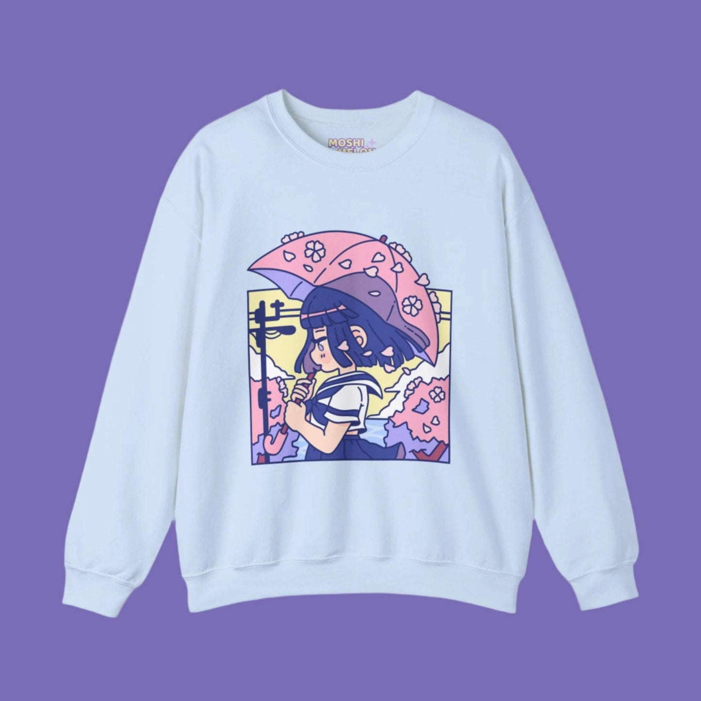 Cherry Blossom Crewneck Sweatshirt - Moshi Melon