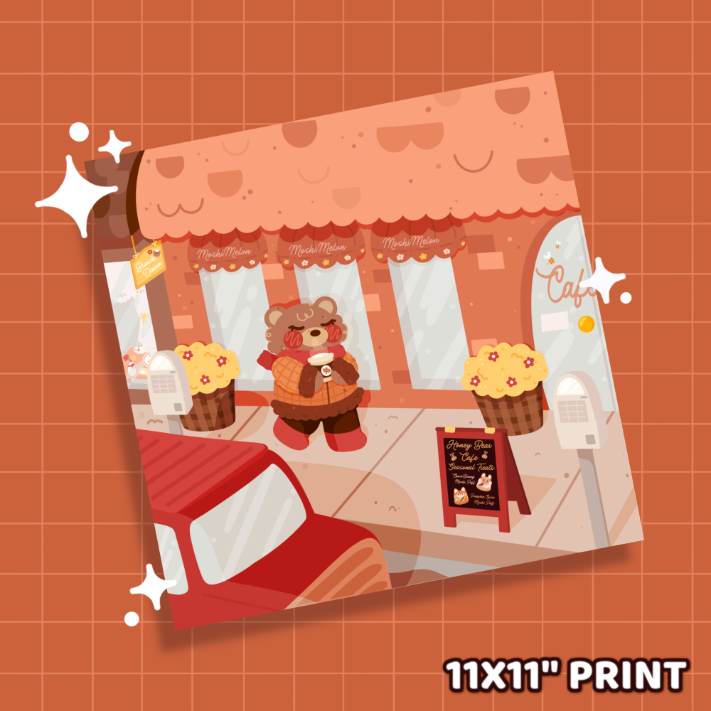 Autumn Cafe Print