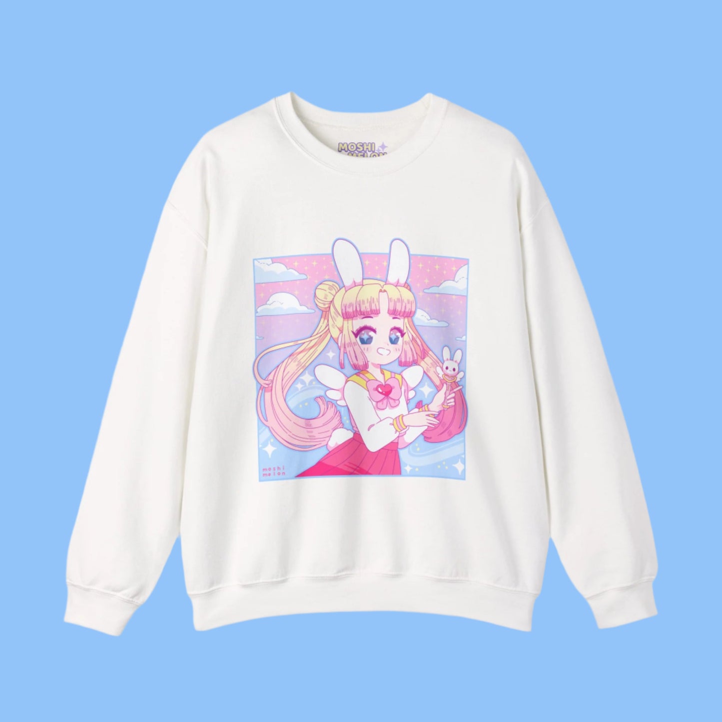 Kawaii Bunny Cadet Crewneck