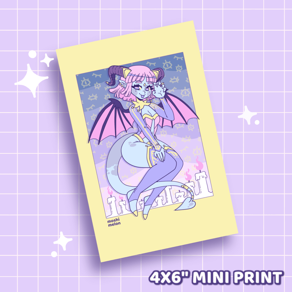 Temptress Mini Print - Moshi Melon