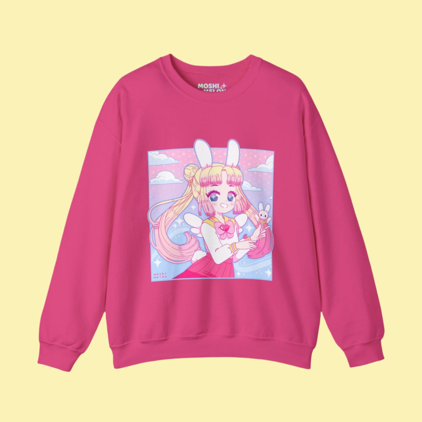 Kawaii Bunny Cadet Crewneck