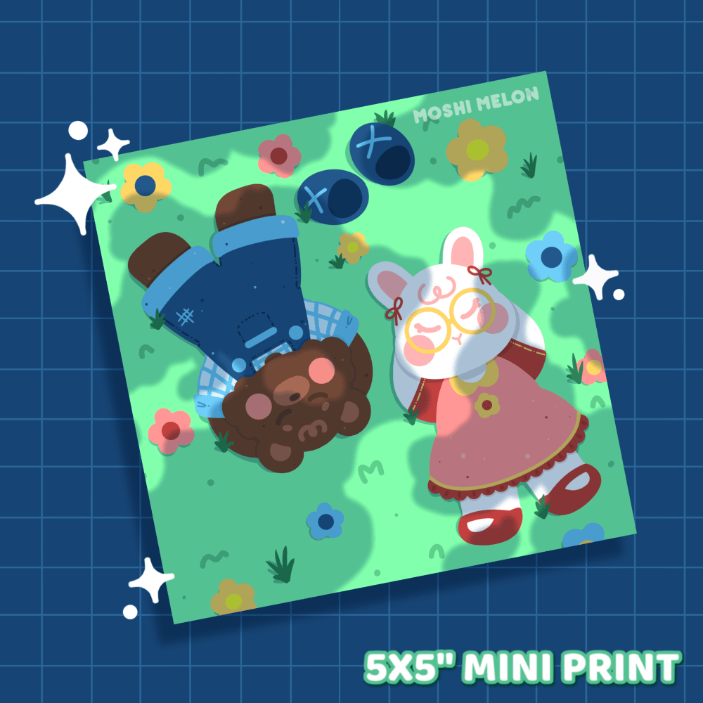 Peaceful Park Print - Moshi Melon