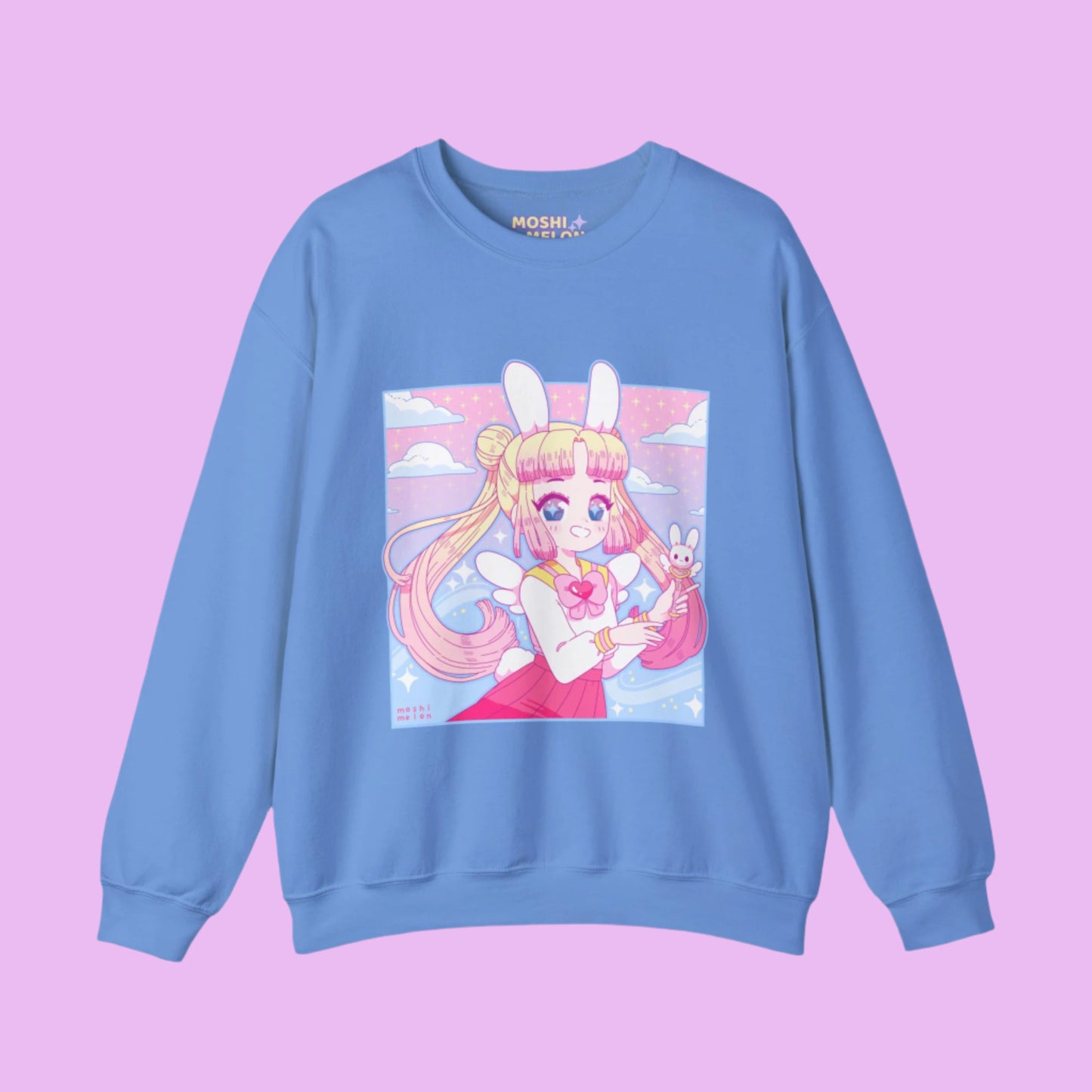 Kawaii Bunny Cadet Crewneck