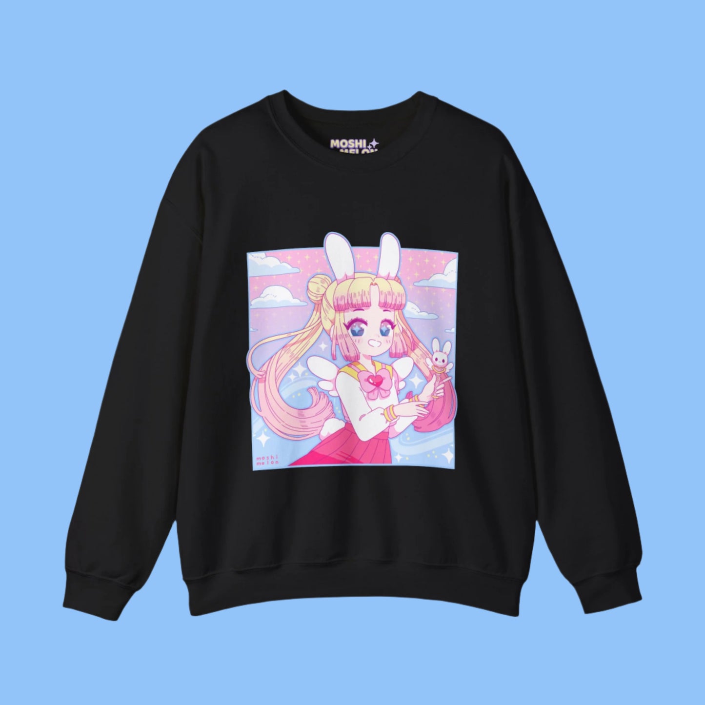 Kawaii Bunny Cadet Crewneck
