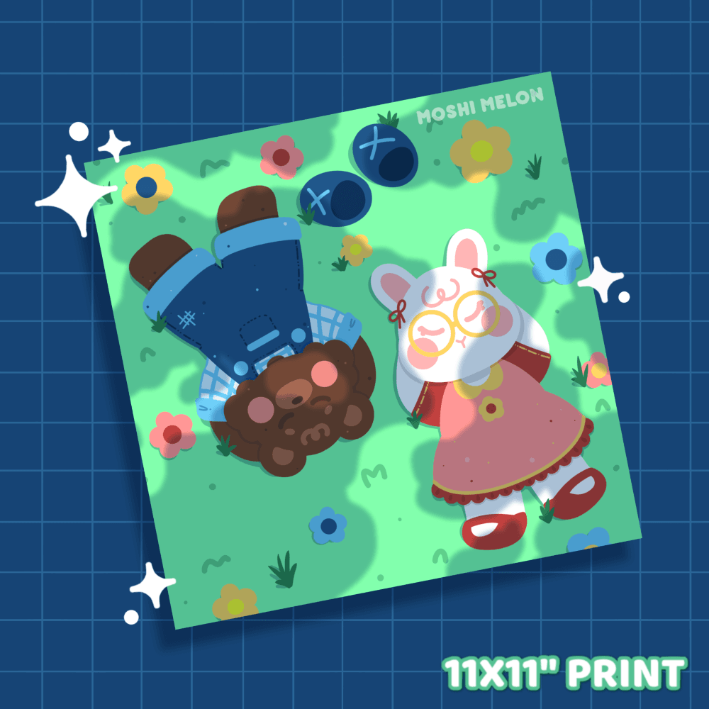 Peaceful Park Print - Moshi Melon
