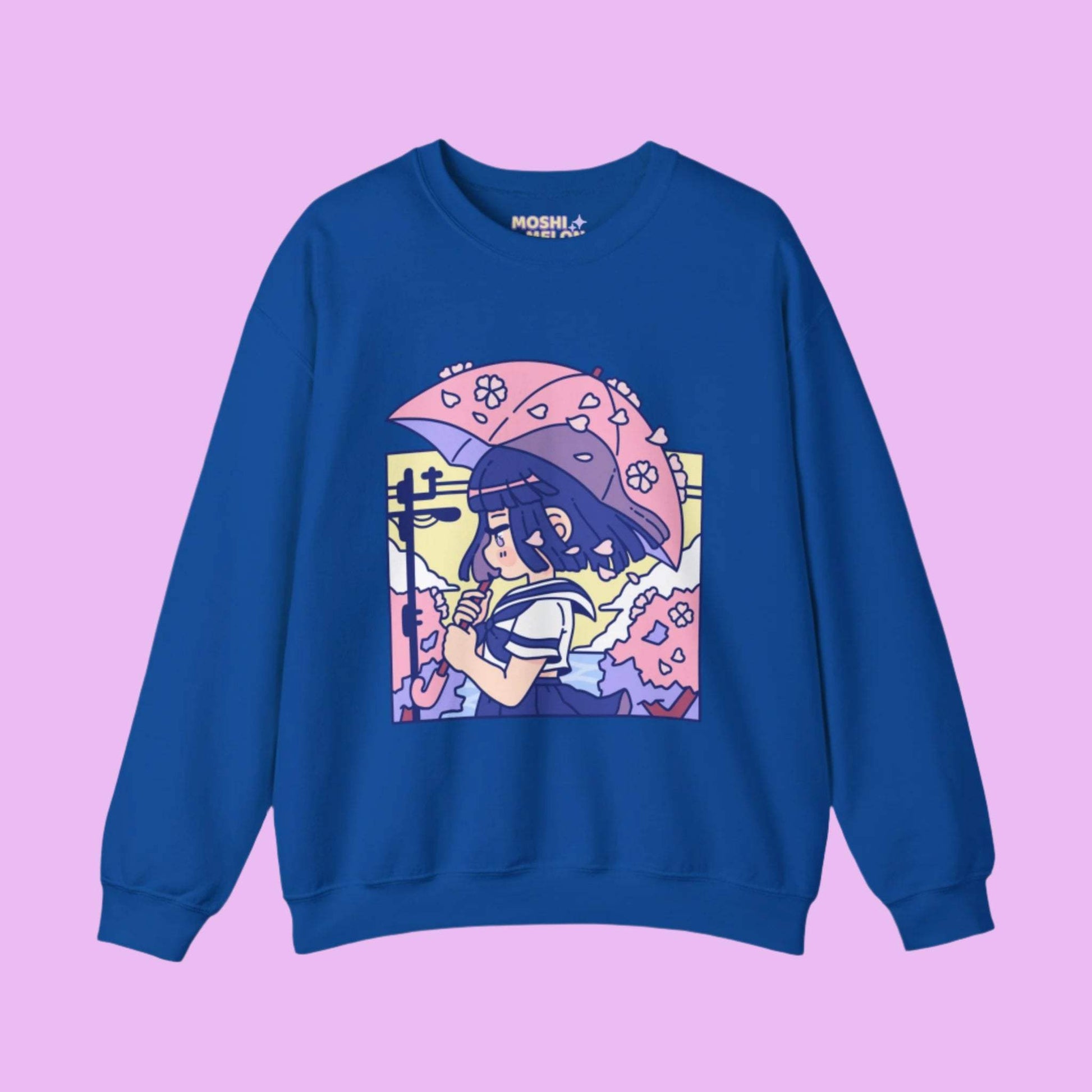 Cherry Blossom Crewneck Sweatshirt - Moshi Melon