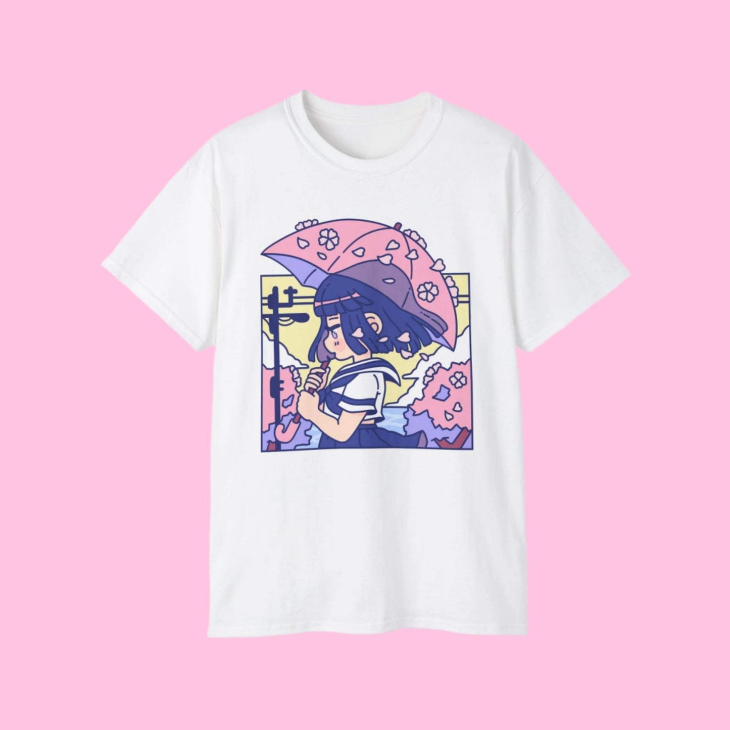 Cherry Blossoms Tee - Unisex - Moshi Melon