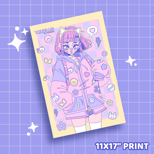 Neko Kei - Lili Print - Moshi Melon