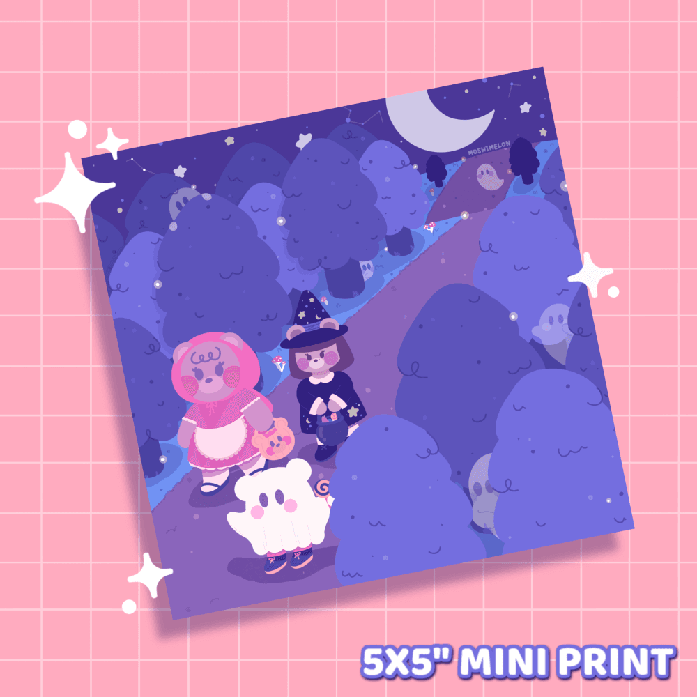 Trick or Treat Print - Moshi Melon