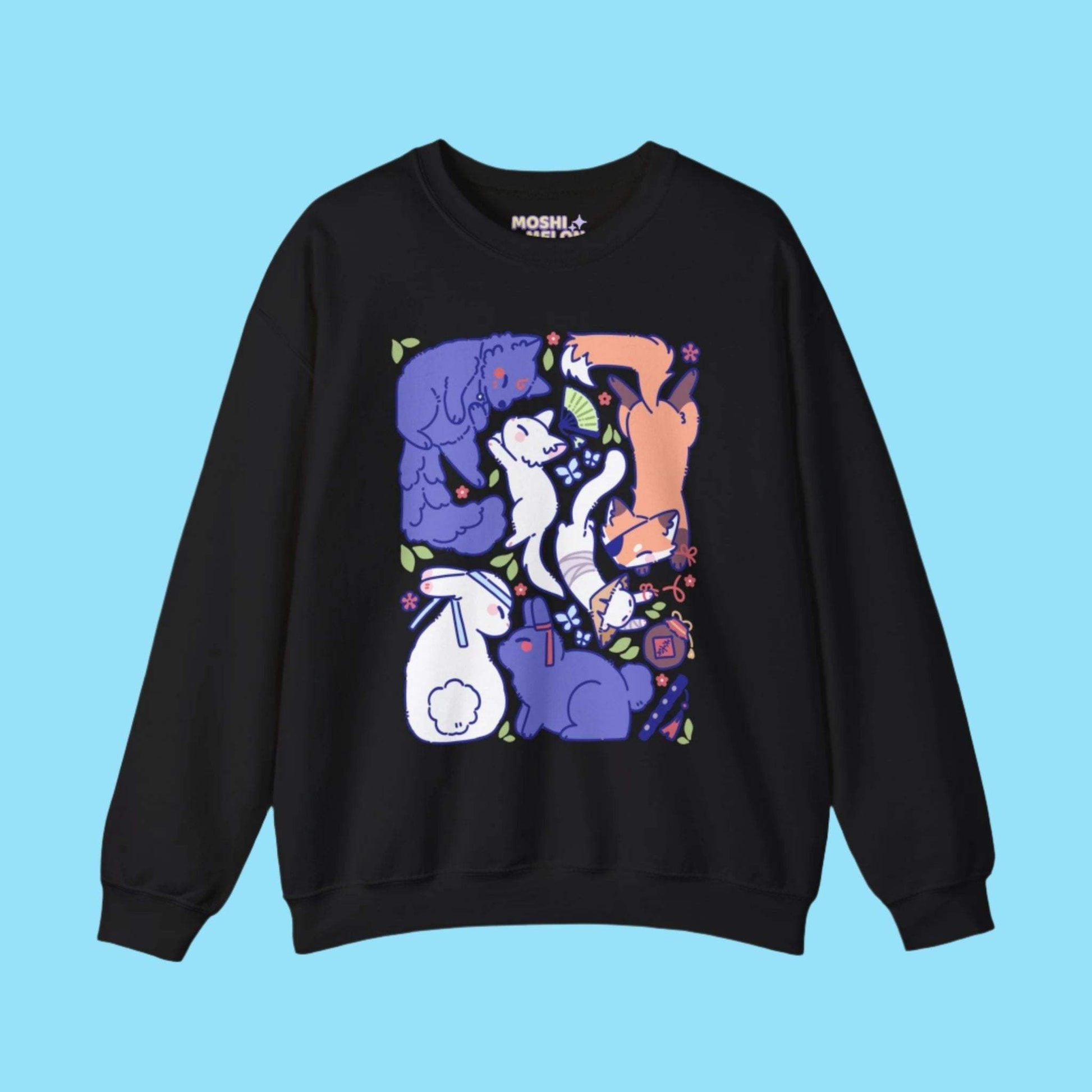 Danmei Animals Crewneck Sweatshirt - Moshi Melon