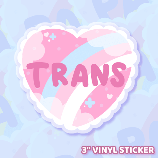 Trans Pride Sticker - Moshi Melon