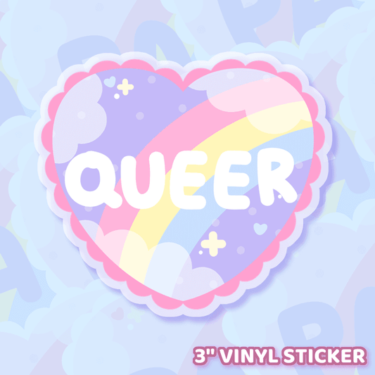 Queer Pride Sticker - Moshi Melon