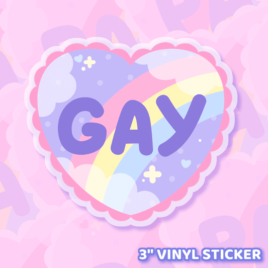Gay Pride Sticker - Moshi Melon