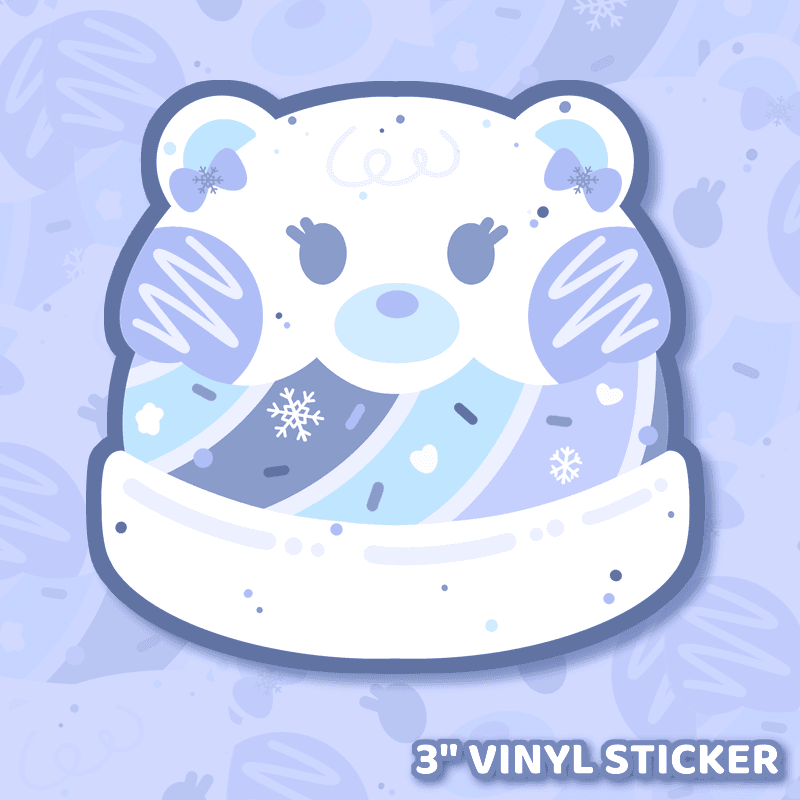WinterBeary Sticker - Moshi Melon