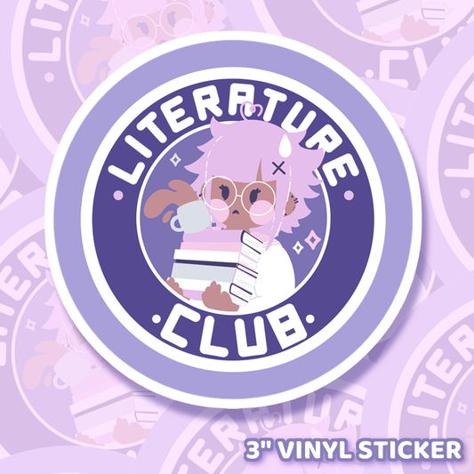 Literature Club Sticker