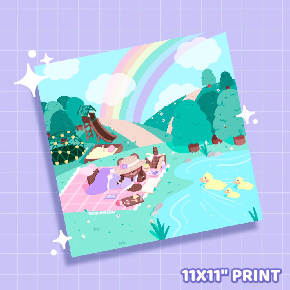 Lovely Day Print - Moshi Melon