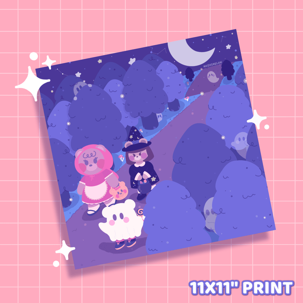 Trick or Treat Print - Moshi Melon