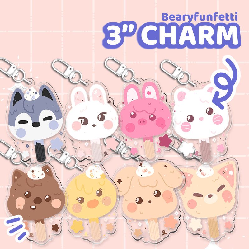 Skzoo KPopsicle Charm Set - Moshi Melon
