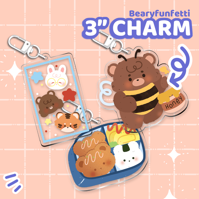 Bear Friends Charm Set - Moshi Melon