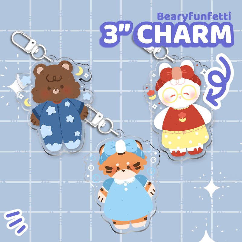 Bedtime Friends Charms - Moshi Melon