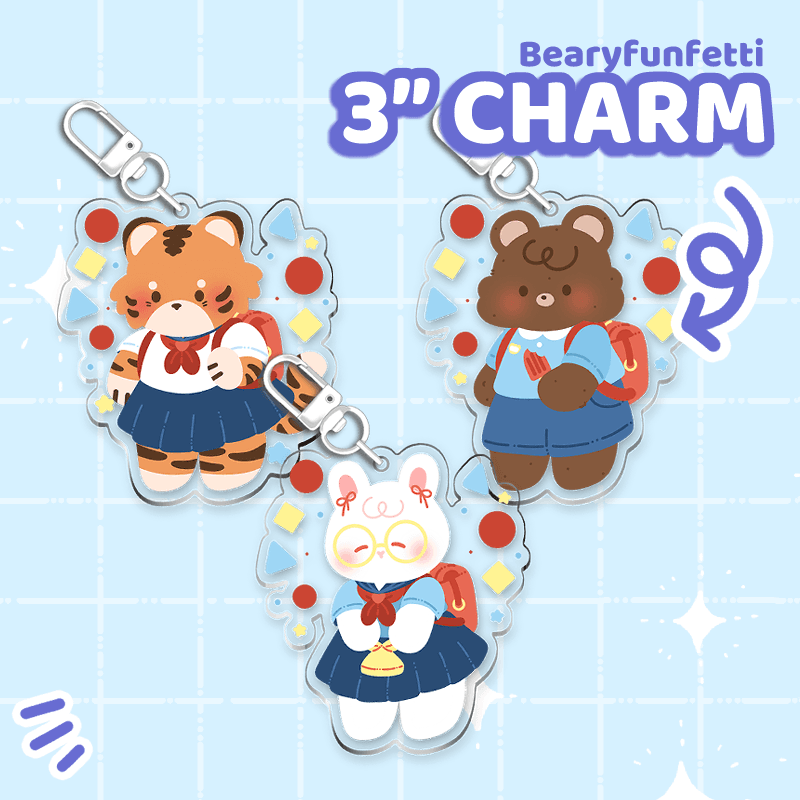 School Friends Charms - Moshi Melon