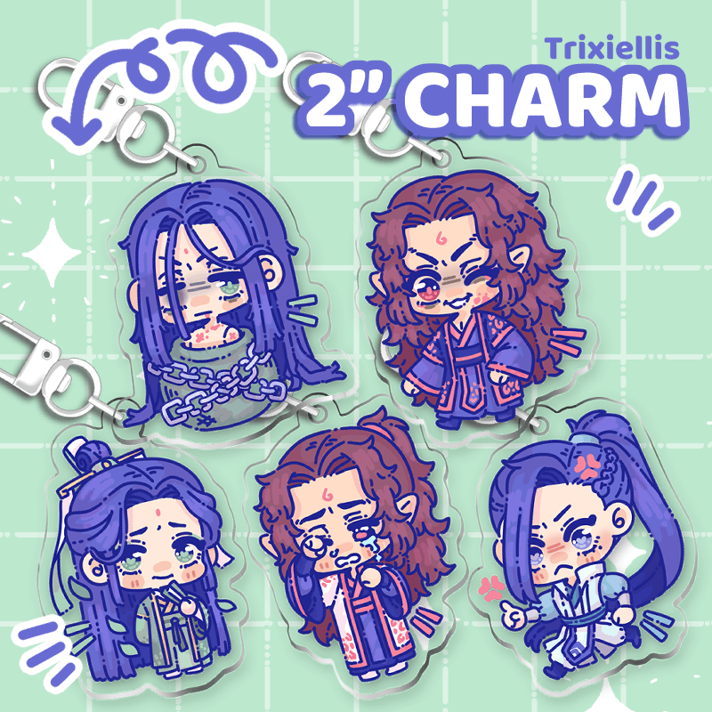 Scum Villain Charm Set - Moshi Melon