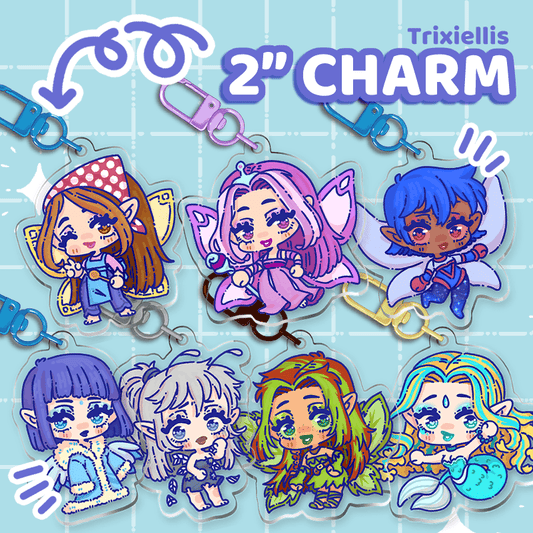 Neopets Faeries Charm Set - Moshi Melon