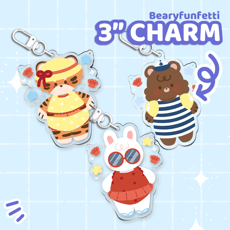 Beach Friends Charms - Moshi Melon