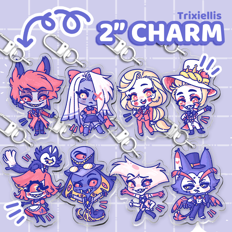 Hazbin Hotel Charm Set - Moshi Melon