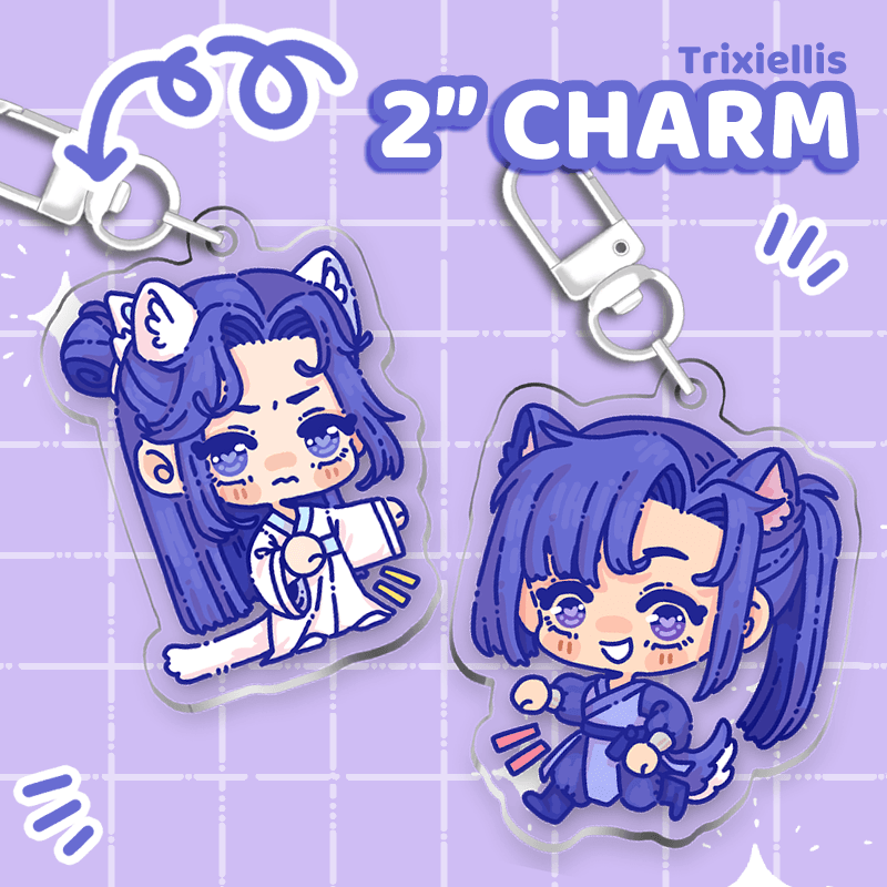 Dumb Husky Charm Set - Moshi Melon