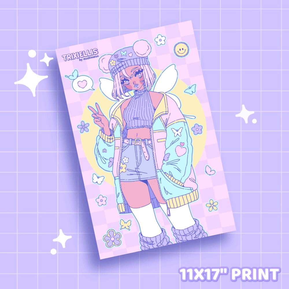Papillon - Cheri Print - Moshi Melon