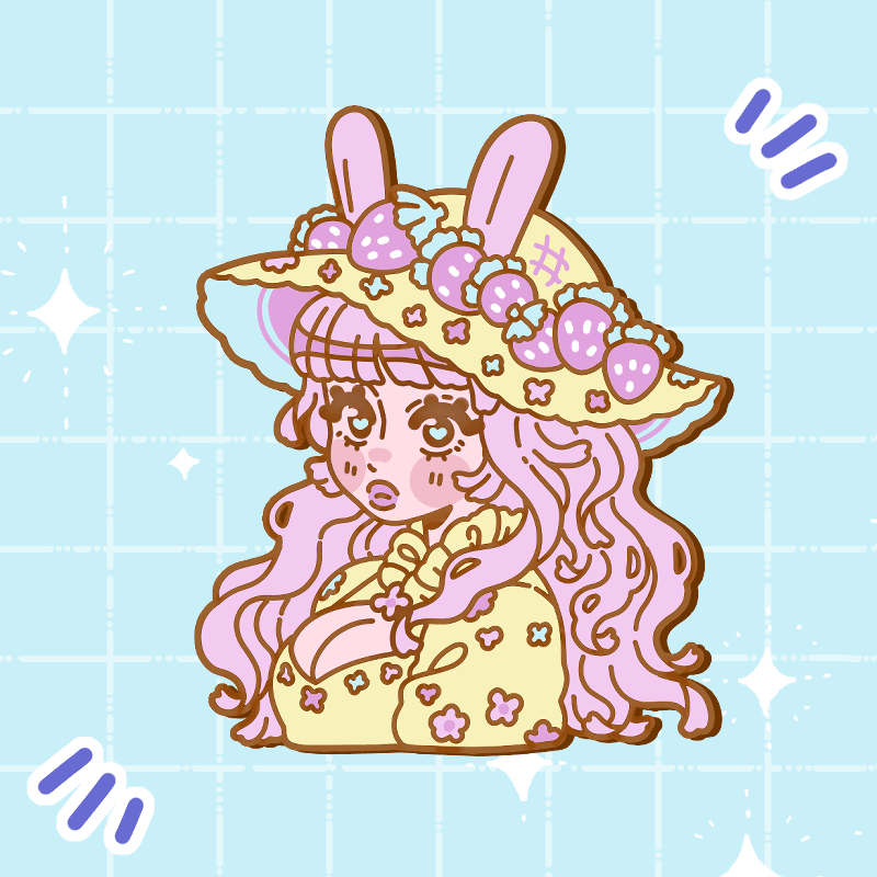 Berry Fields Pin - Moshi Melon