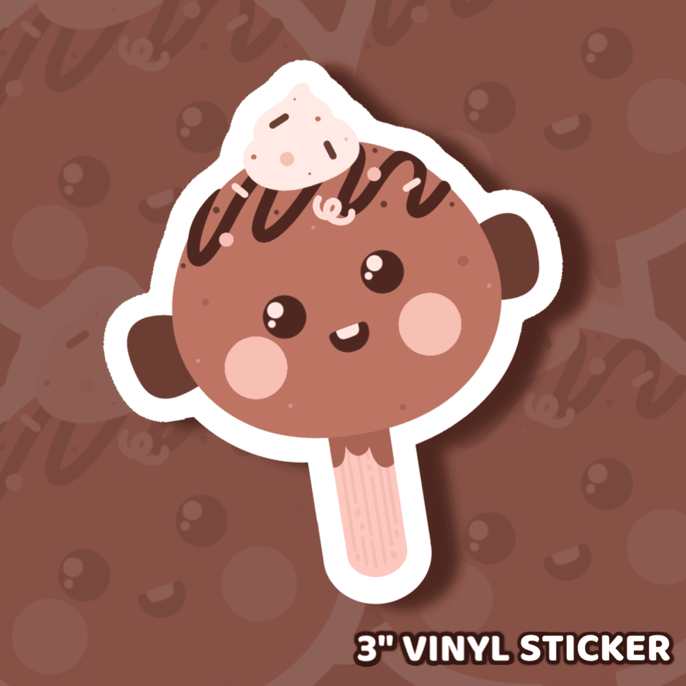 Shooky & Creme Sticker - Moshi Melon