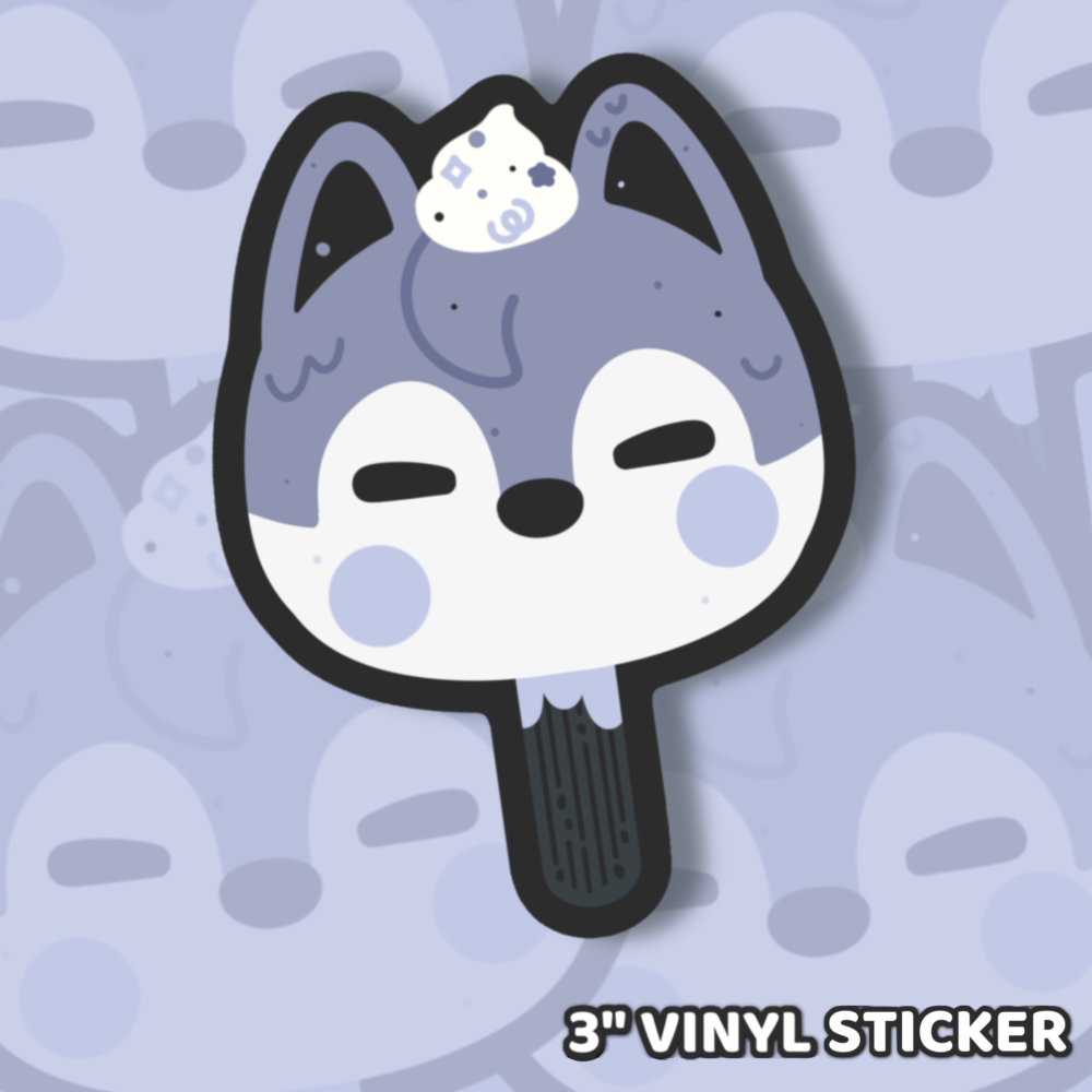 Frosted WolfChan Sticker