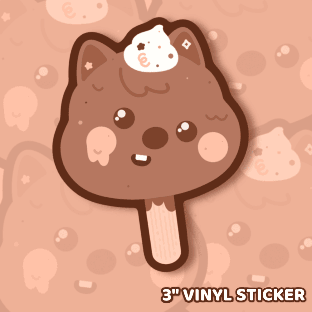 HanQuokka Shake Sticker - Moshi Melon