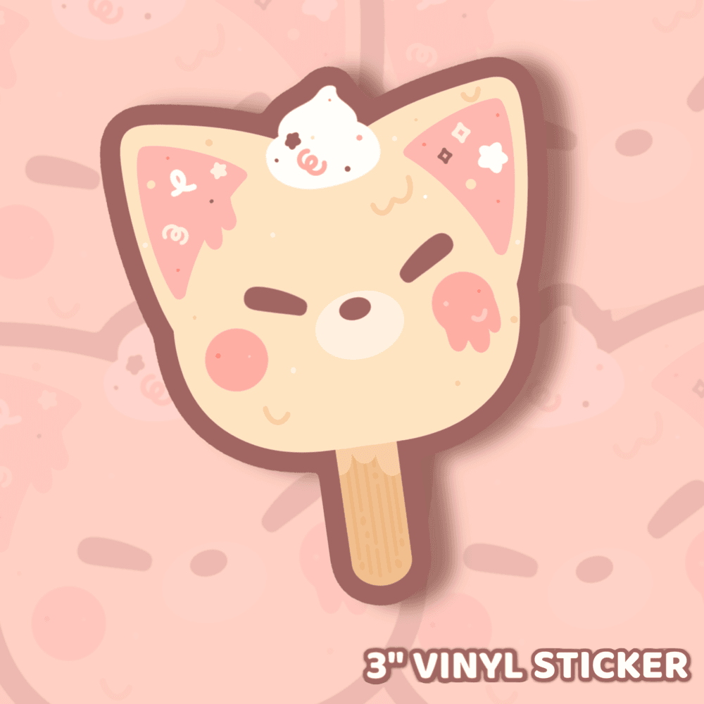 Fruity FoxINy Sticker - Moshi Melon