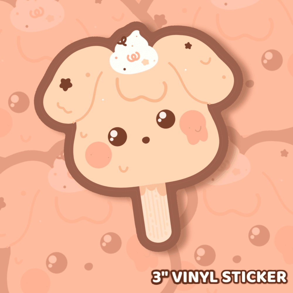 PuppyM Crème Sticker - Moshi Melon