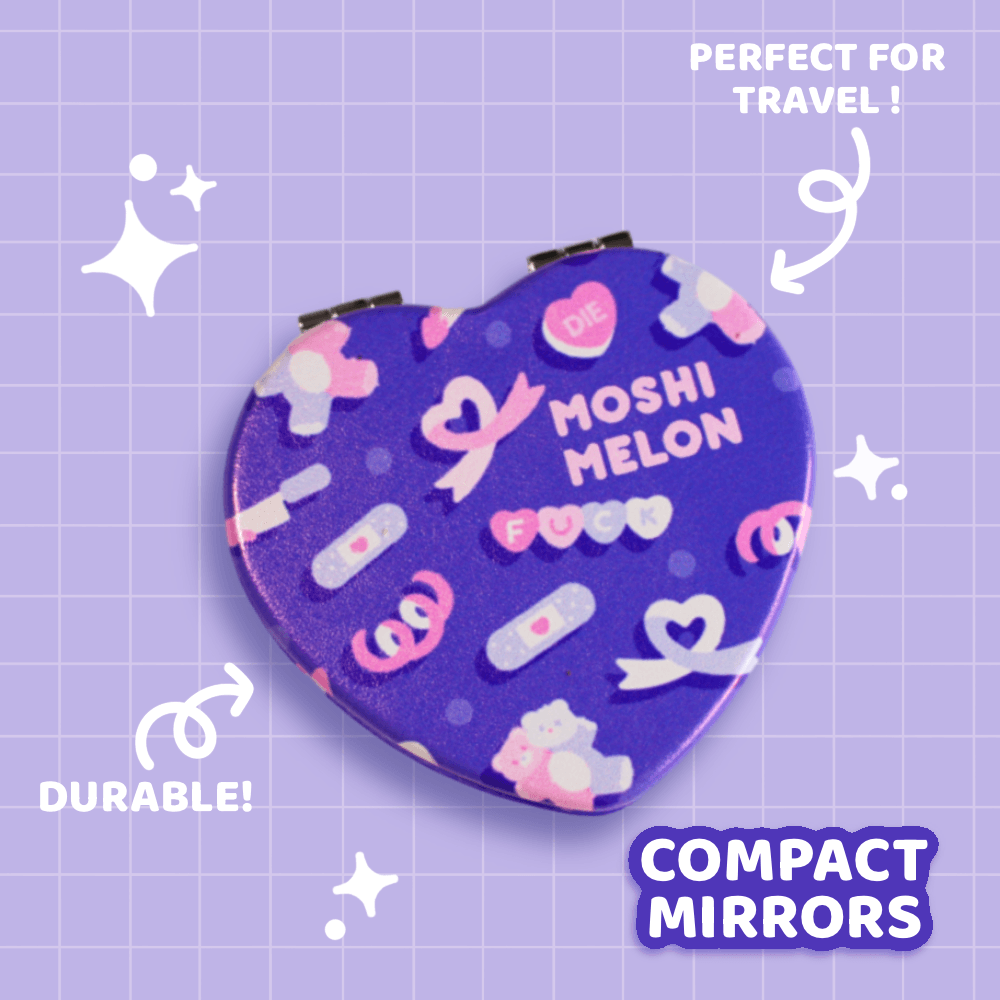 Deadly Confetti Compact Mirror - Moshi Melon