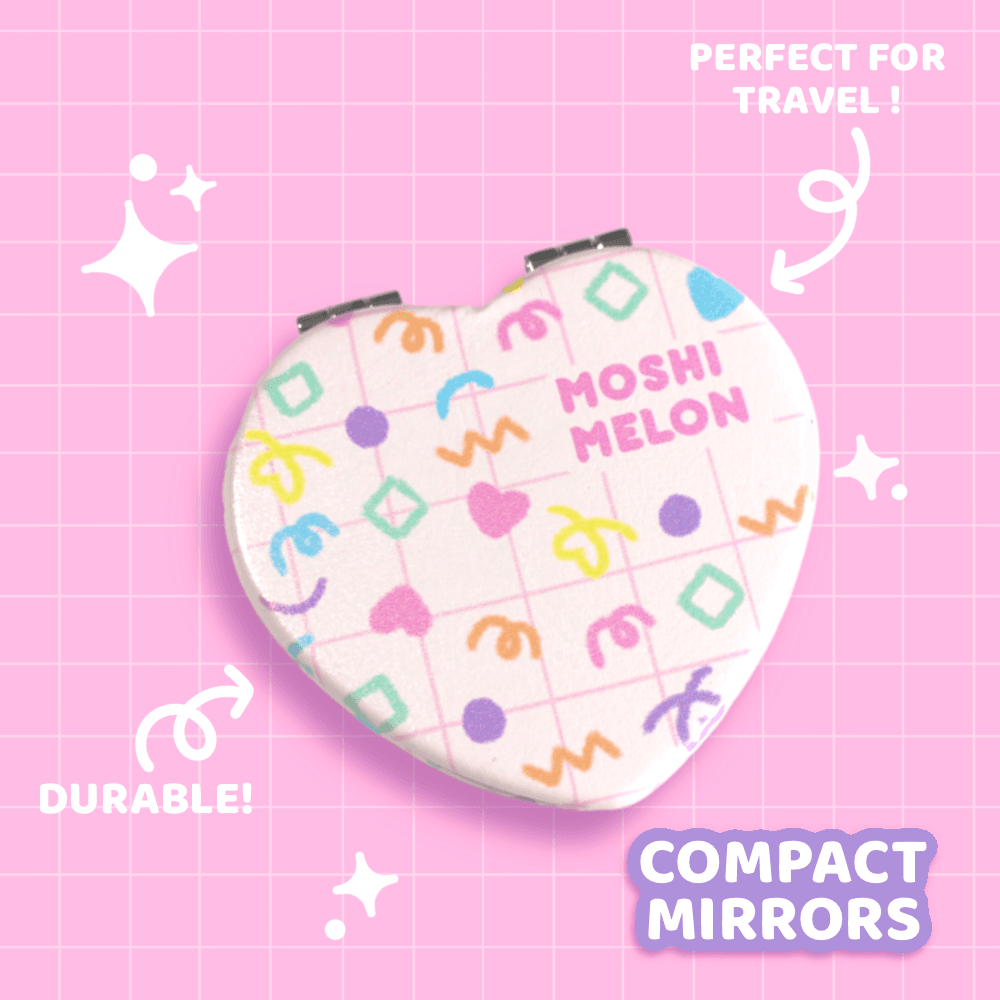 Confetti Compact Mirror - Moshi Melon