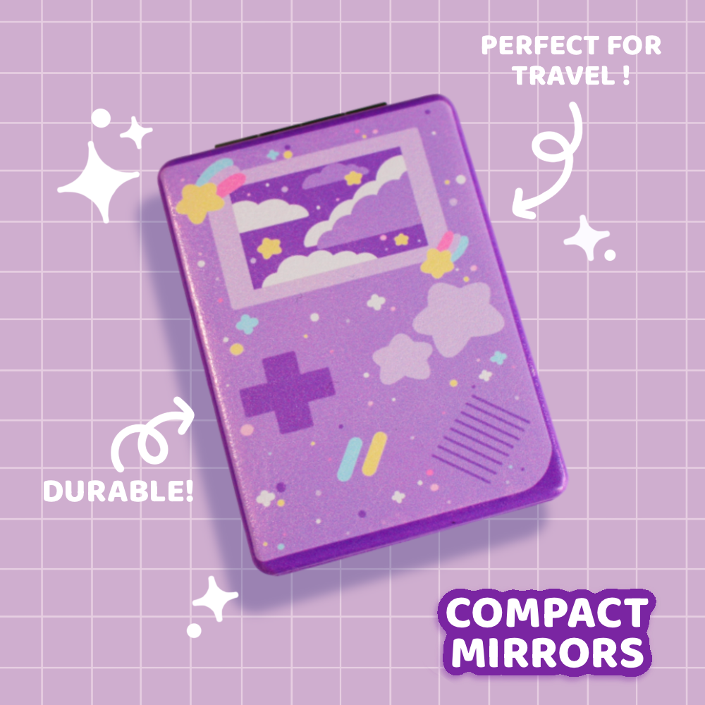Pastel Gamer Compact Mirror
