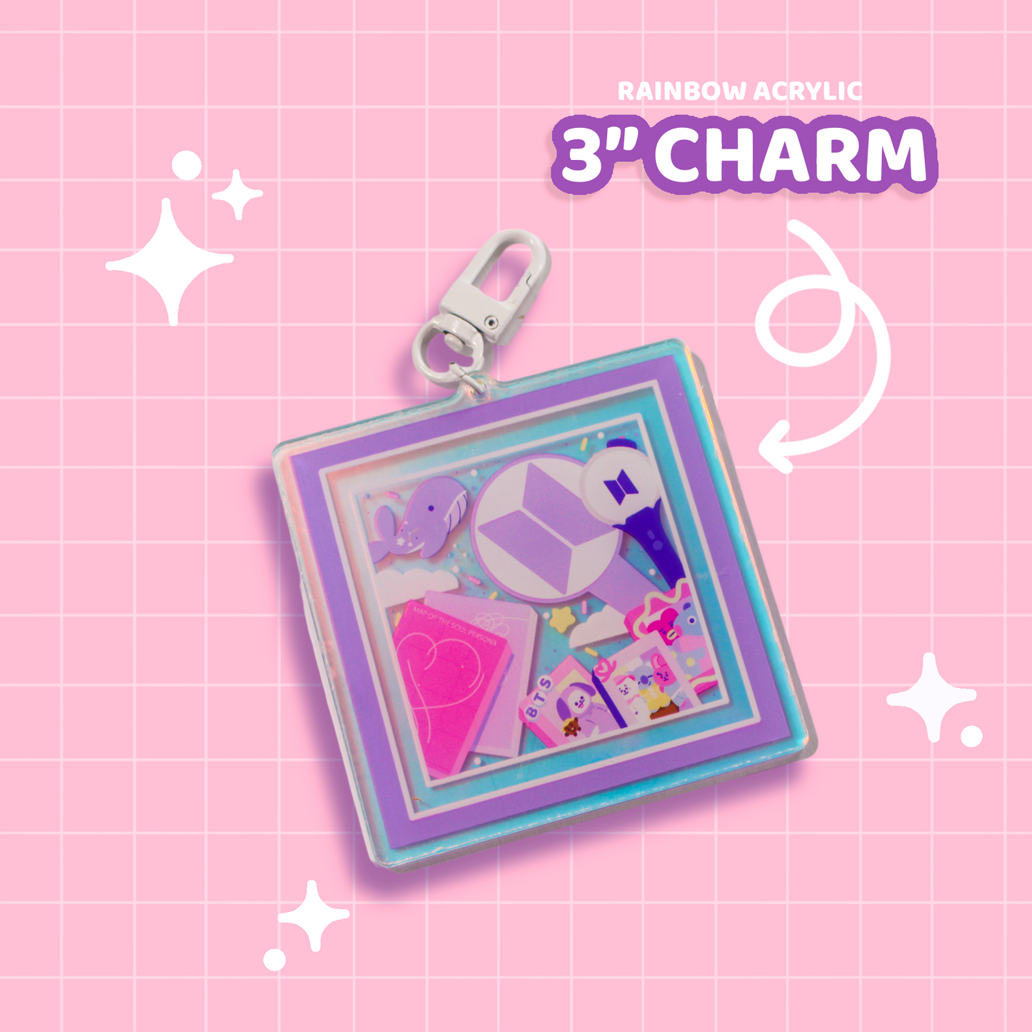 Large BTS Charm