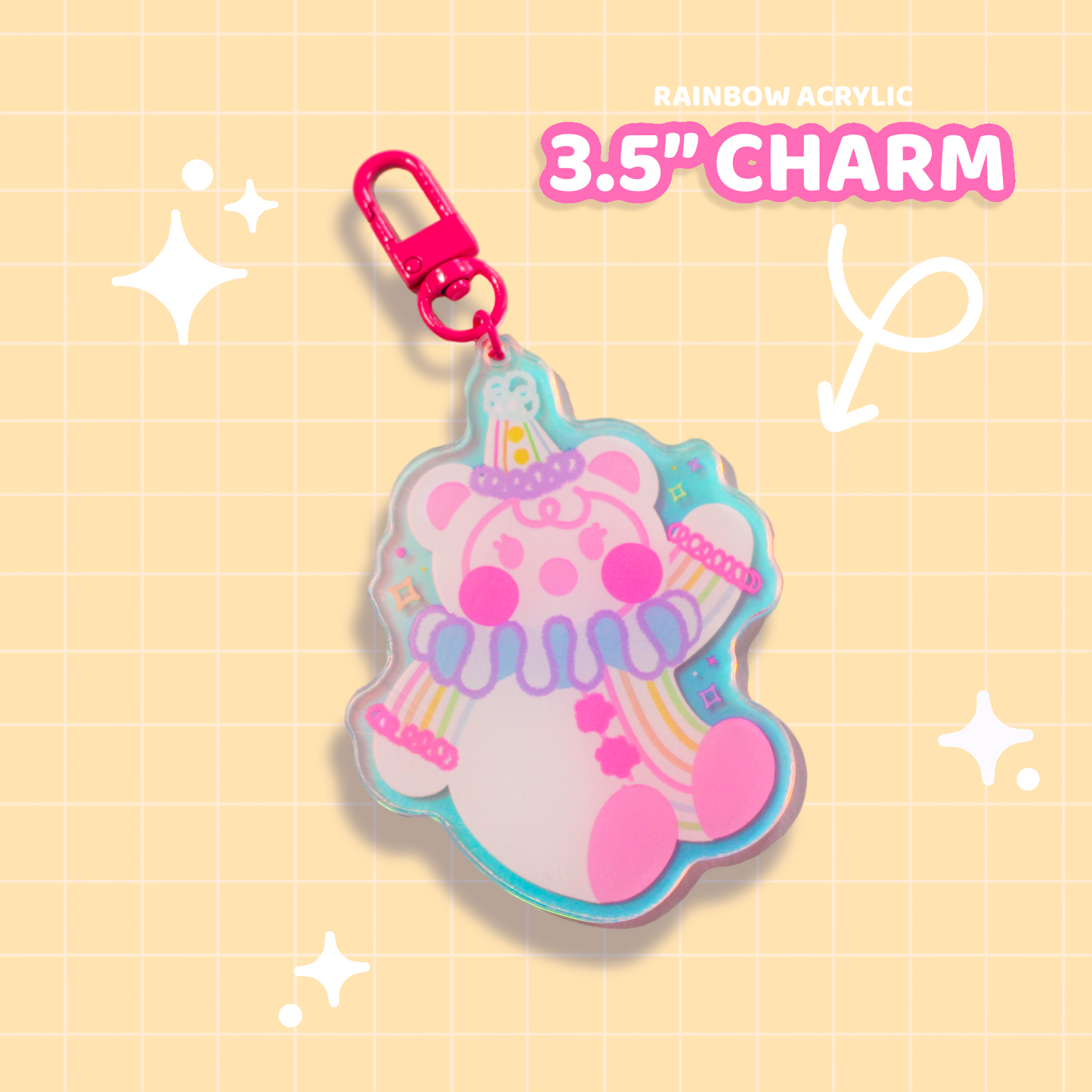 Funfetti Bear Charm