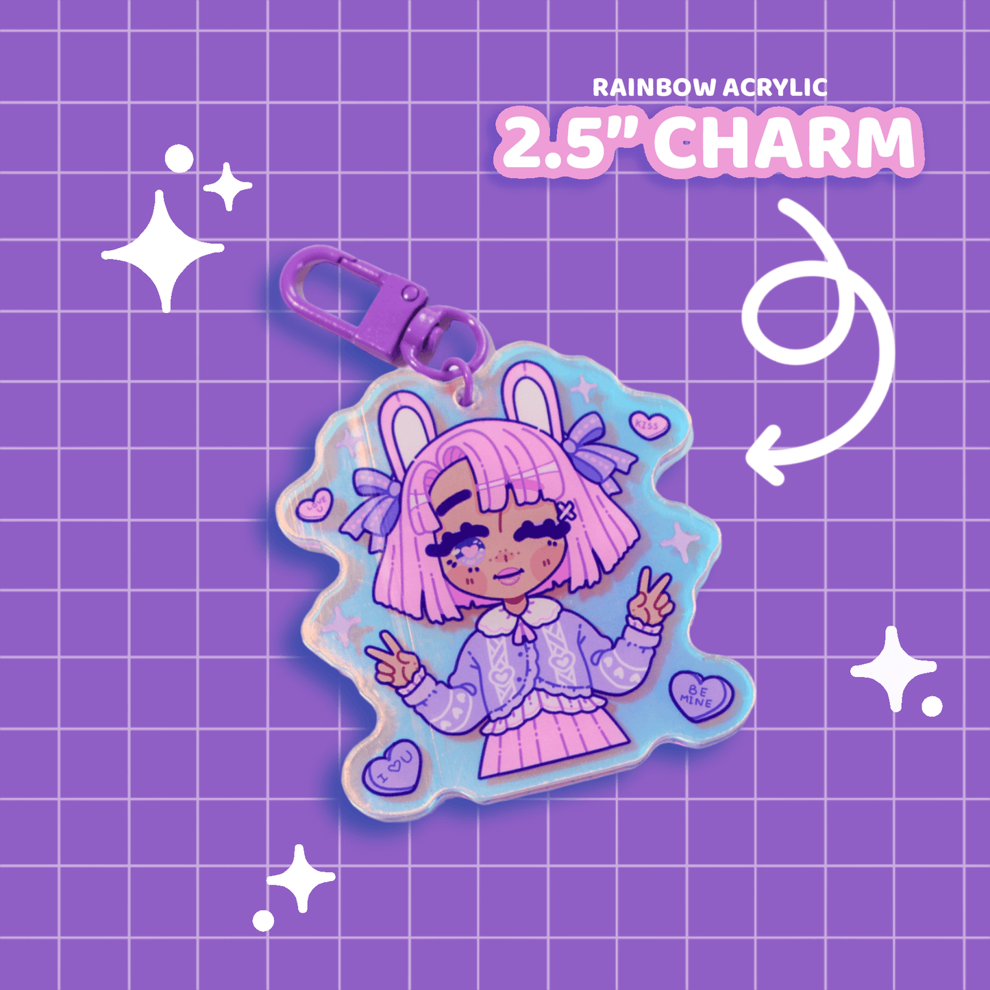 Cheri Bust Charm - Moshi Melon
