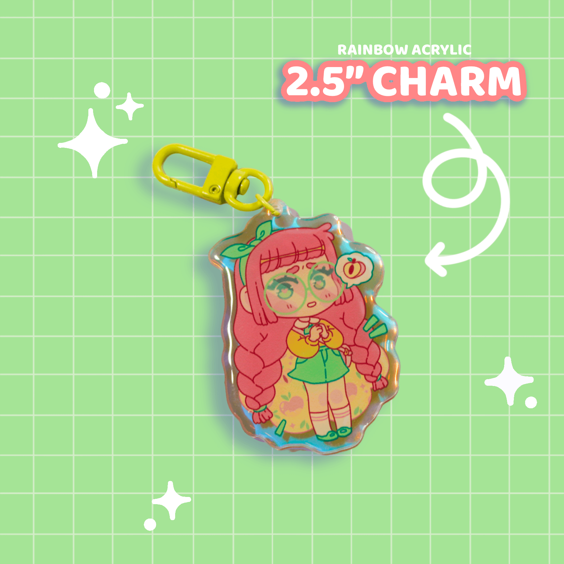 Peach Girl Full Body Charm - Moshi Melon