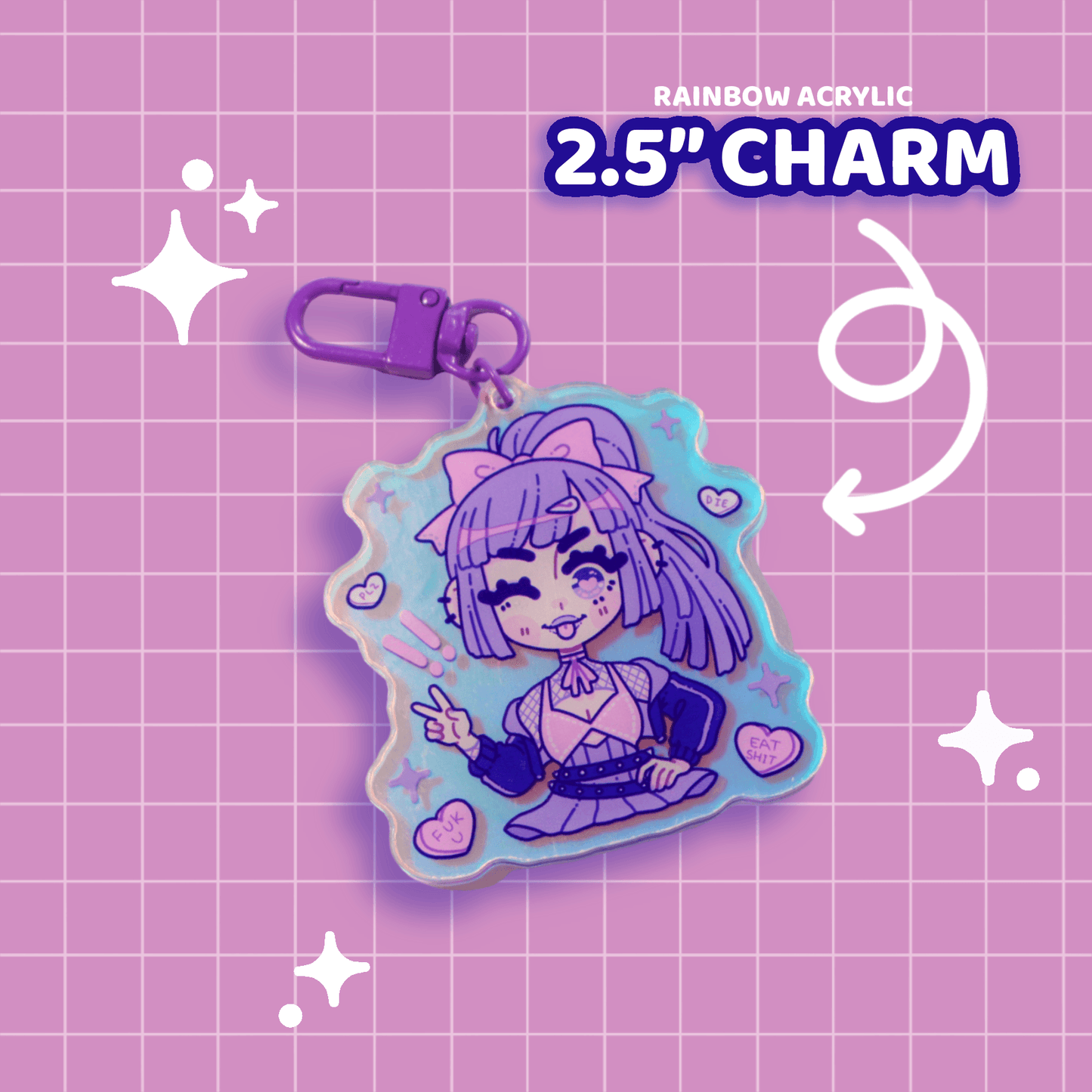 Sophie Bust Charm - Moshi Melon
